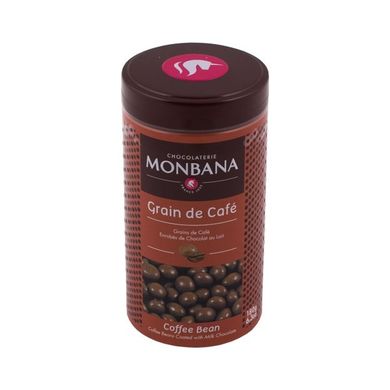 Monbana, ziarenka kawowca w czekoladzie Grain De Cafe, 180g