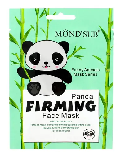 Mond`sub, maska ujędrniająca w płachcie panda, 24 ml