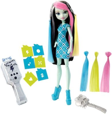 Monster High, Frankie Stein, elektryzujące włosy, lalka z akcesoriami