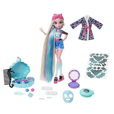 Monster High, Lagoona Blue, Dzień w spa, lalka i akcesoria