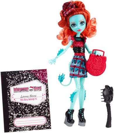 Monster High, Monster Exchange, Lorna McNessie, lalka z akcesoriami