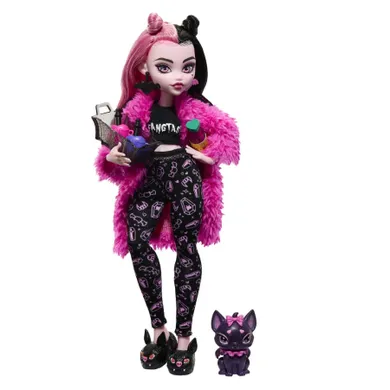 Monster High, Piżama Party, lalka Draculaura z akcesoriami