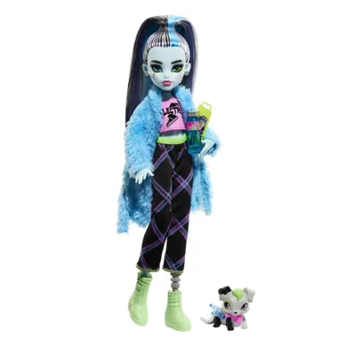 Monster High, Piżama Party, lalka Frankie z akcesoriami