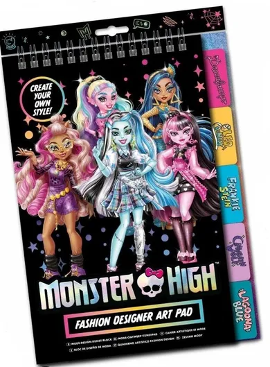 Monster High, projektantka mody, zestaw kreatywny