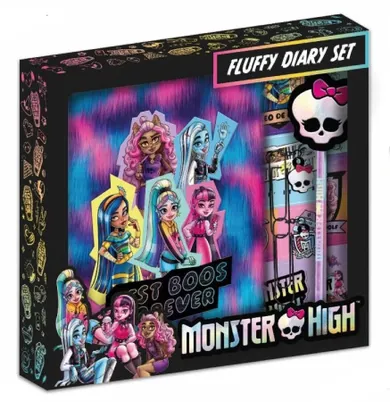 Monster High, puszysty pamiętnik z akcesoriami