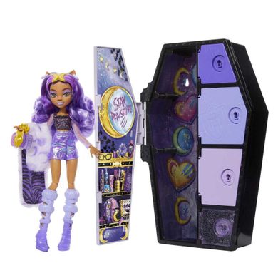Monster High, Straszysekrety, Clawdeen Wolf - seria błyszcząca, lalka z akcesoriami