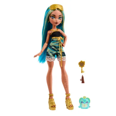 Monster High, Ukryte sekrety, Straszynocowanka, lalka Cleo De Nile i akcesoria