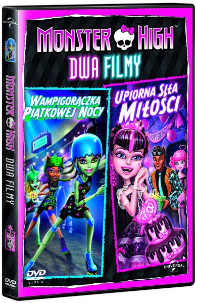 Monster High: Wampigorączka piątkowej nocy + Upiorna siła miłości. DVD