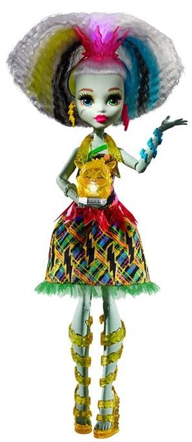 Monster High, Zelektryzowana Frankie, lalka z akcesoriami