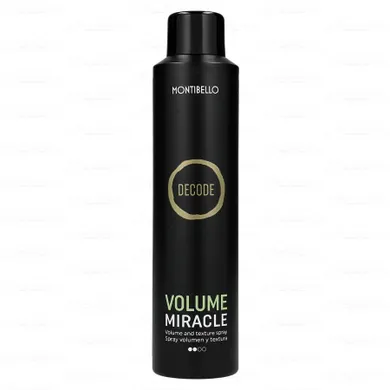 Montibello, Decode Volume Miracle, spray do włosów, nadający objętość i fakturę, 250 ml