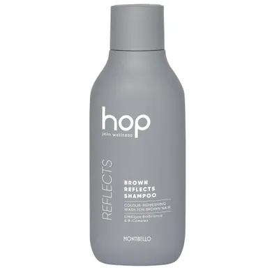 MONTIBELLO, Hop Brown Reflects Shampoo, szampon podkreślający kolor do włosów brązowych, 300 ml