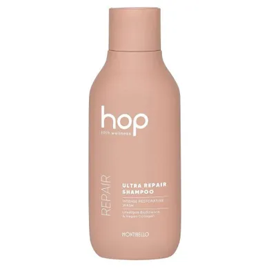 MONTIBELLO, Hop Ultra Repair Shampoo, ultranaprawczy szampon do włosów suchych i zniszczonych, 300 ml