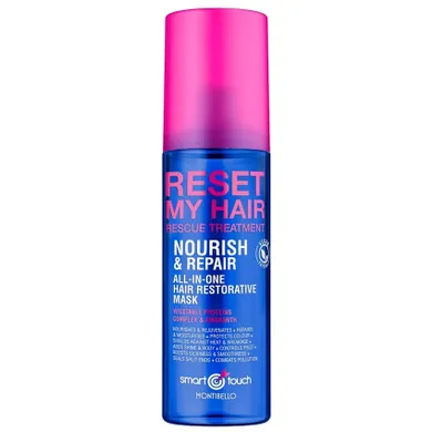 Montibello, Smart Touch Reset My Hair, odbudowująca odżywka do włosów w sprayu, 150 ml