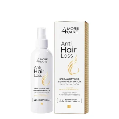 More4Care, Anti Hair Loss, specjalistyczne serum-aktywator gęstości włosów, 70 ml
