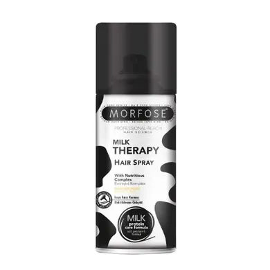 Morfose, Milk Therapy Hair Spray, lakier do włosów, flexible hold, 75 ml