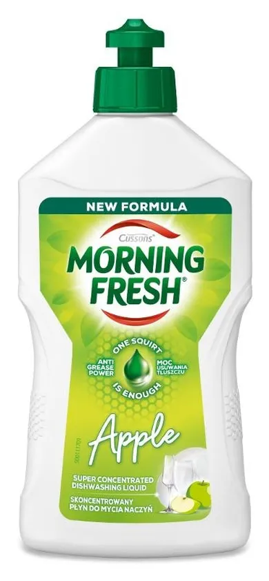 Morning Fresh, skoncentrowany płyn do mycia naczyń, apple, 400 ml