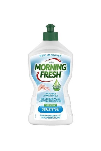 Morning Fresh, skoncentrowany płyn do mycia naczyń, sensitive, 450 ml