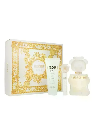 Moschino, Toy 2, zestaw: woda perfumowana, 50 ml + balsam do ciała, 100 ml + woda perfumowana, 10 ml