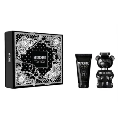 Moschino, Toy Boy zestaw, woda perfumowana, spray, 30 ml + żel pod prysznic 50 ml