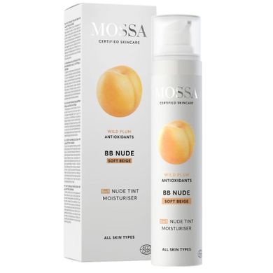 MOSSA, Youth Defence, nawilżający krem BB 5w1 z dziką śliwką Soft Beige, 50 ml
