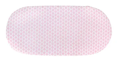 Motherhood, Classics Różowy, prześcieradło do gondoli/kosza Mojżesza z gumką, 35-75 cm