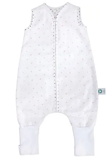 Motherhood, ECO Kropeczki Różowe, śpiworek muślinowy z nogawkami, TOG 1, 18-30m