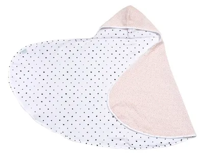 Motherhood, Kwadraty Różowe, ręcznik niemowlęcy, muślinowy, 65-130 cm
