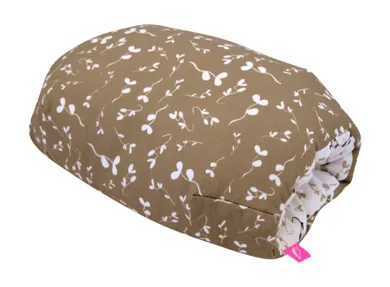 Motherhood, mufka, poduszka do karmienia, beżowe listki