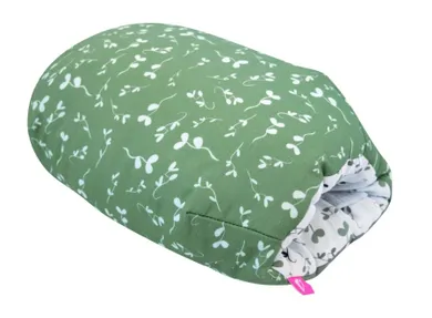 Motherhood, mufka, poduszka do karmienia, zielone listki