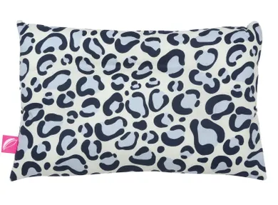 Motherhood, Ocelot Niebieski, płaska poduszka, 45-30 cm