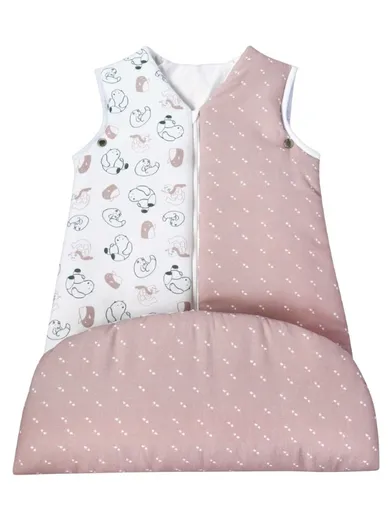 Motherhood, ocieplany śpiworek, 2w1, TOG 3, różowe misie, 3-18m