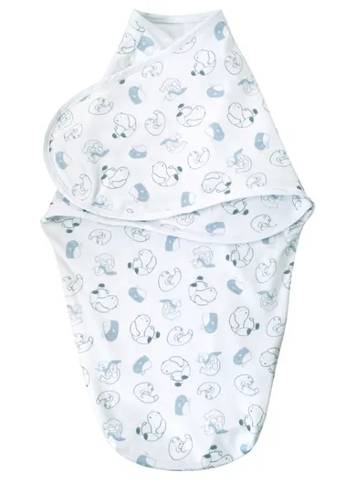 Motherhood, otulacz na rzep, niebieskie misie