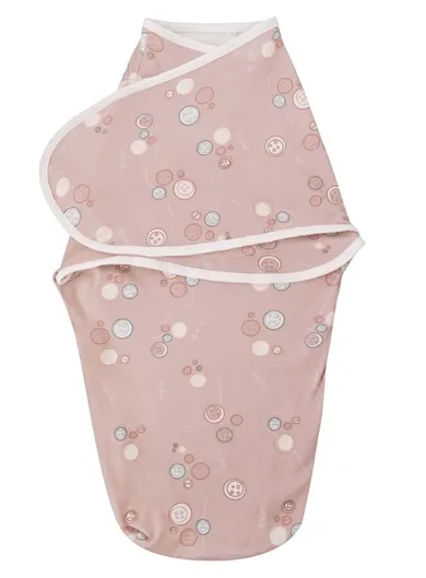 Motherhood, otulacz na rzep, różowe guziki