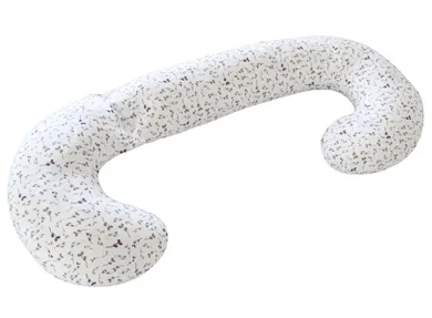 Motherhood, poduszka dla kobiet w ciąży i do karmienia, wrzosowe listki