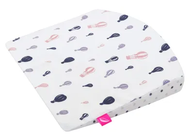 Motherhood, poduszka klin, podróżna, fioletowe baloniki