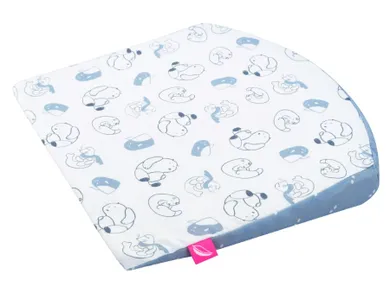 Motherhood, poduszka klin, podróżna, niebieskie misie