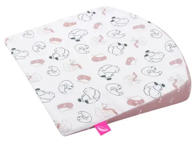 Motherhood, poduszka klin, podróżna, różowe misie