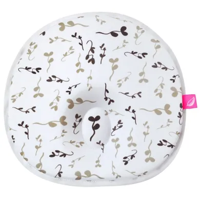 Motherhood, poduszka stabilizująca dla niemowląt, ergonomiczna, beżowe listki