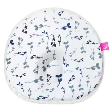 Motherhood, poduszka stabilizująca dla niemowląt, ergonomiczna, niebieskie listki