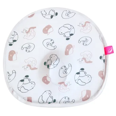 Motherhood, poduszka stabilizująca dla niemowląt, ergonomiczna, różowe misie