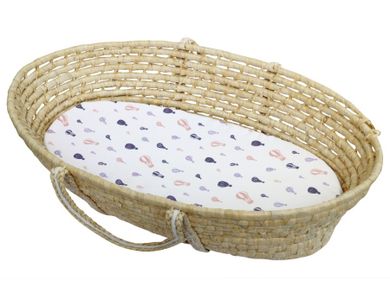 Motherhood, prześcieradło z gumką do gondoli, fioletowe baloniki, 35-75 cm