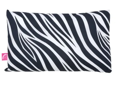 Motherhood, Zebra Niebieska, płaska poduszka, 45-30 cm