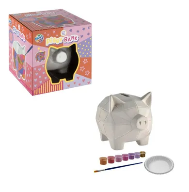Moxy, Skarbonka świnka, zestaw do malowania