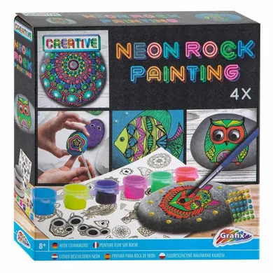 Moxy, zestaw kreatywny malowanie na kamieniach + naklejki