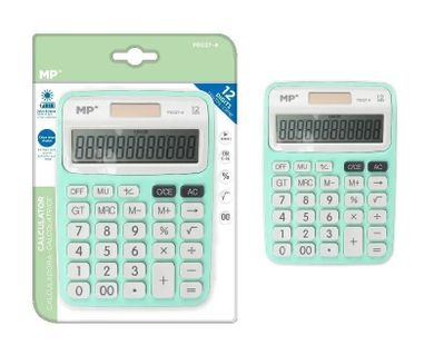 MP Main Paper, kalkulator solarny, seledynowy