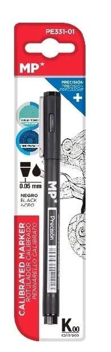 MP Main Paper, marker precyzyjny, kaligraficzny, czarny, 0,05 mm