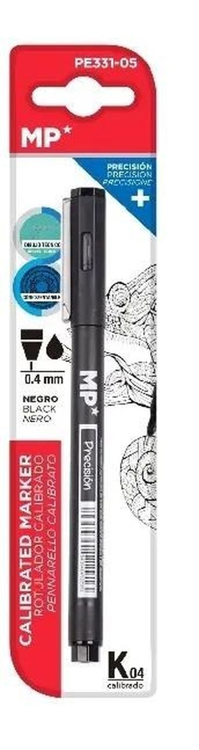 MP Main Paper, marker precyzyjny, kaligraficzny, czarny, 0,4 mm
