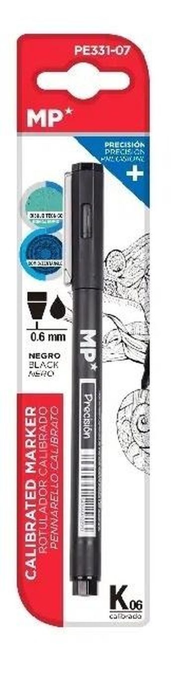 MP Main Paper, marker precyzyjny, kaligraficzny, czarny, 0,6 mm