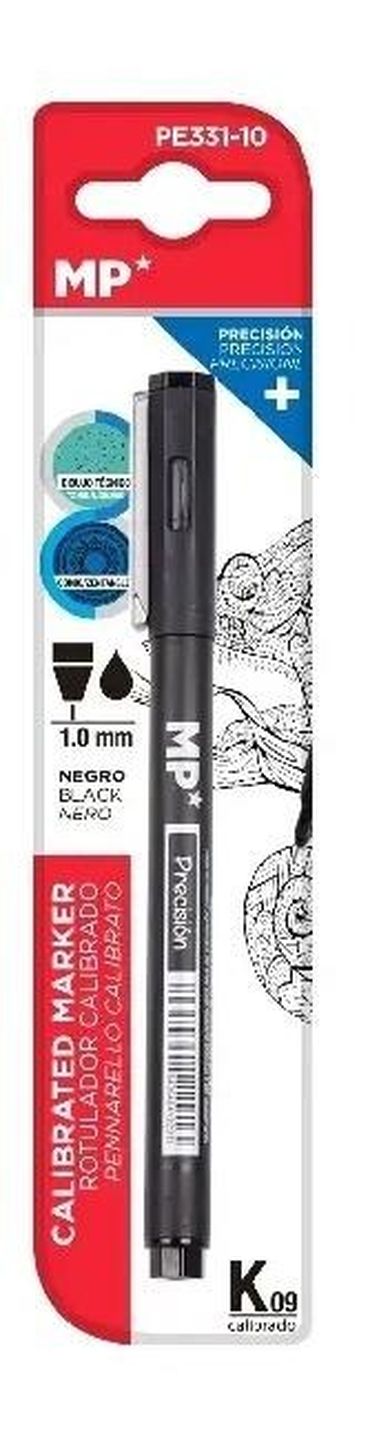 MP Main Paper, marker precyzyjny, kaligraficzny, czarny, 1,0 mm