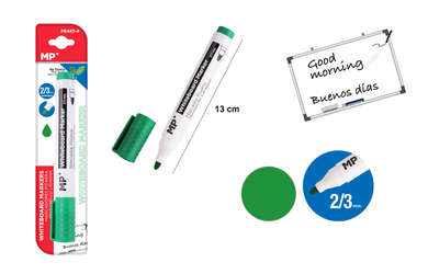 MP Main Paper, marker suchościeralny do tablicy, zielony